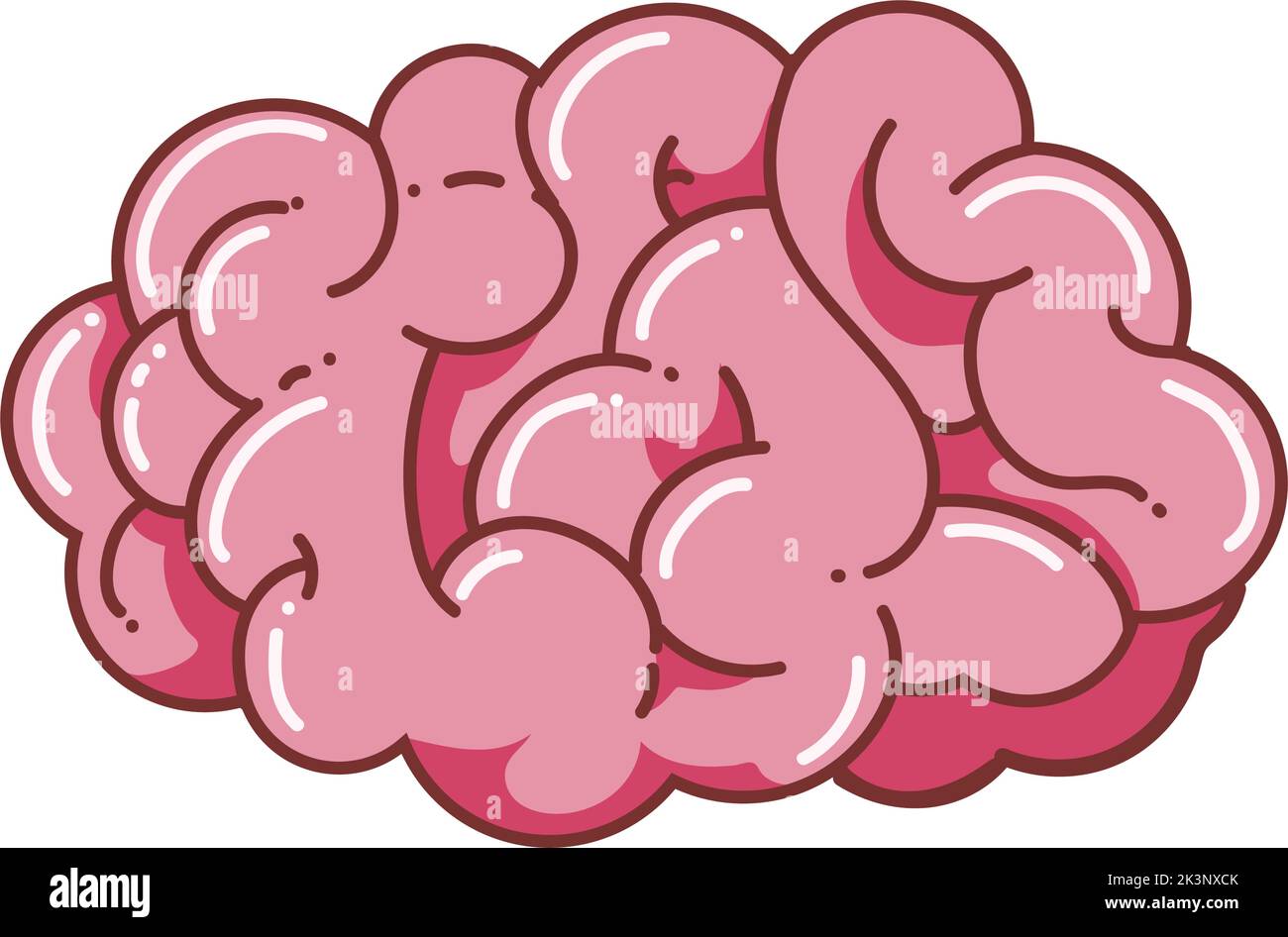 human brain illustration Stock Vector Image & Art - Alamy