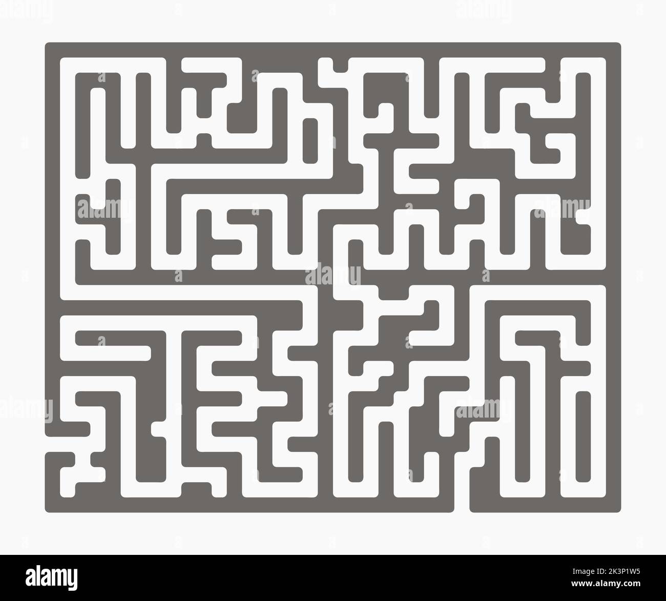 Maze or labyrinth on white background. Vector illustration Stock Vector ...