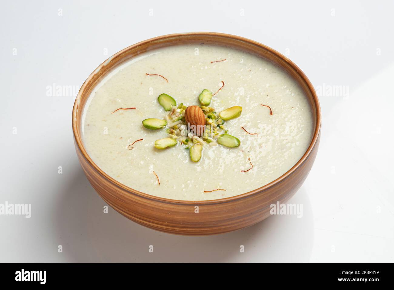 Delicious rice pudding , payes with cinnamon in bowl, closeup Stock Photo