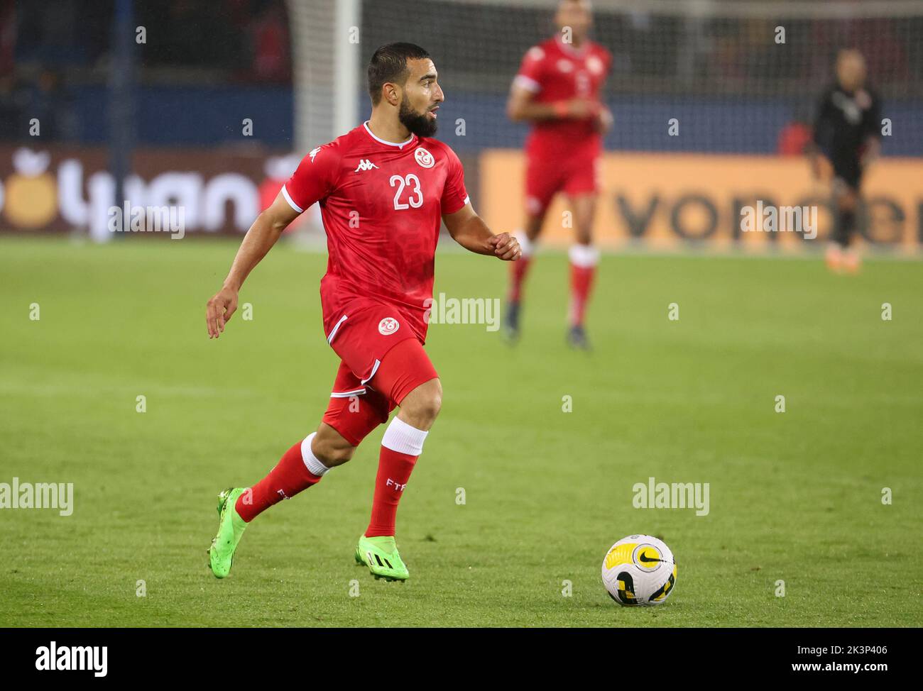 Paris, France - September 27, 2022, Naim Sliti of Tunisia during the International friendly game, football match between Brazil and Tunisia on September 27, 2022 at Parc des Princes stadium in Paris, France - Photo Jean Catuffe / DPPI Stock Photo