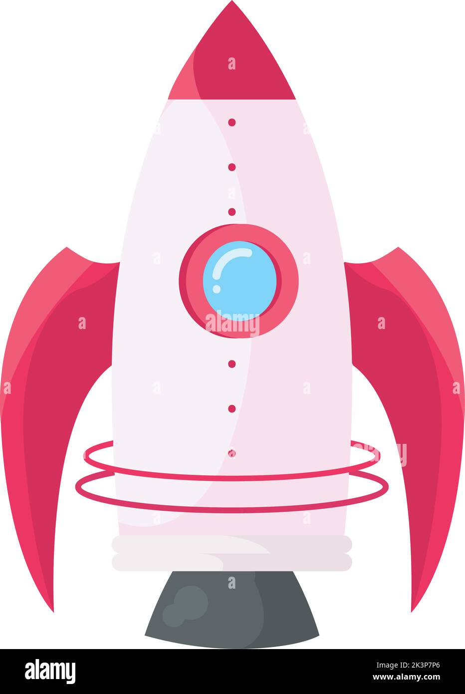 red rocket illustration Stock Vector Image & Art Alamy