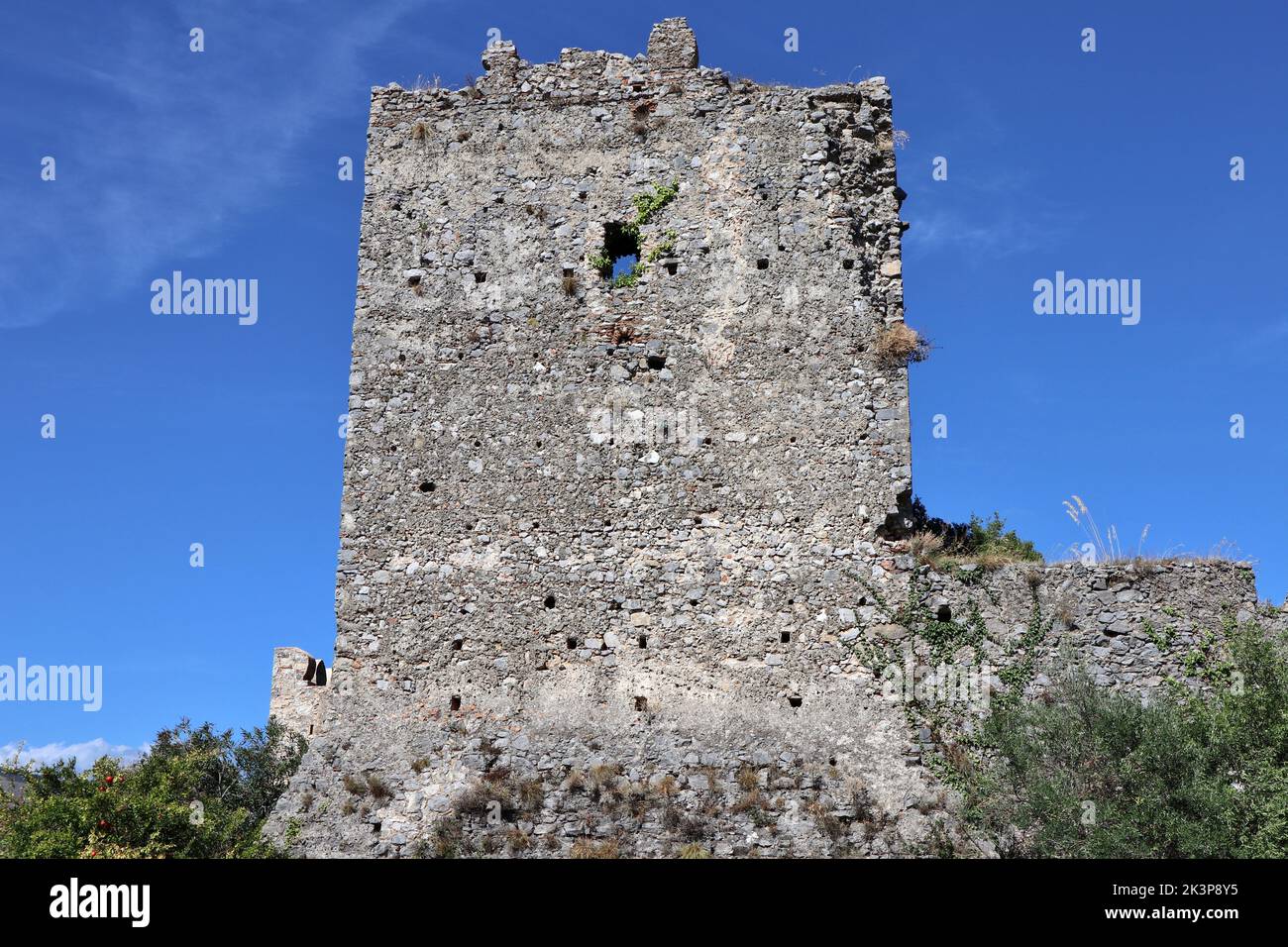 Camerota - Torre Normanna del Castello Marchesale Stock Photo