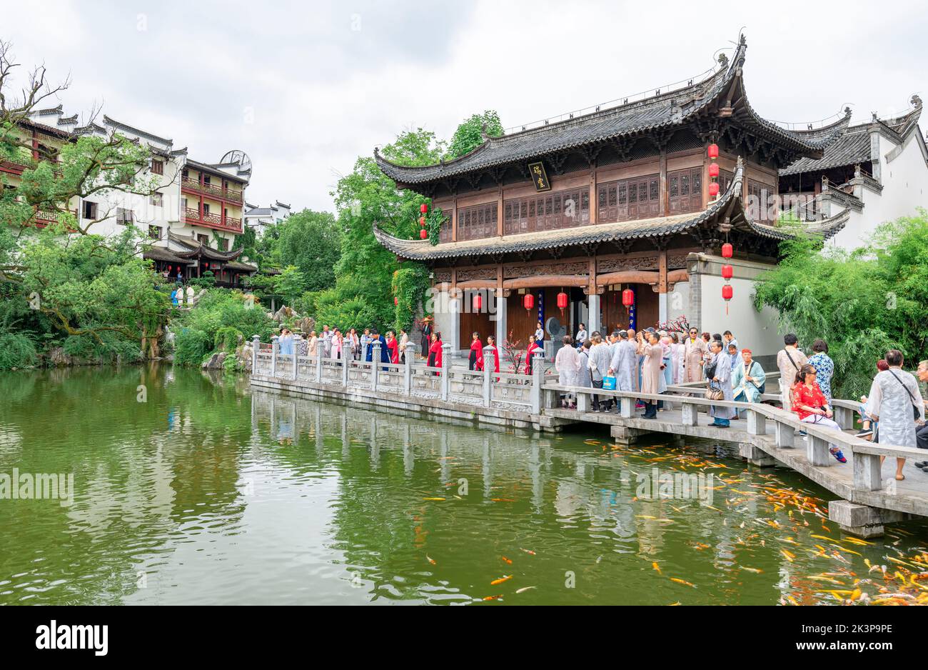 Xi Yuan, an ancient town in Wuyuan County, Shangrao Province, China Stock Photo