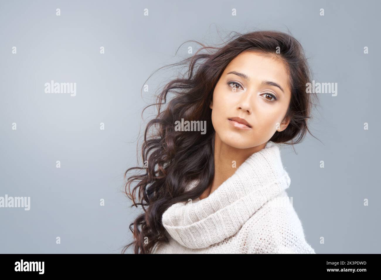 Gorgeous woman long hair hi-res stock photography and images - Alamy
