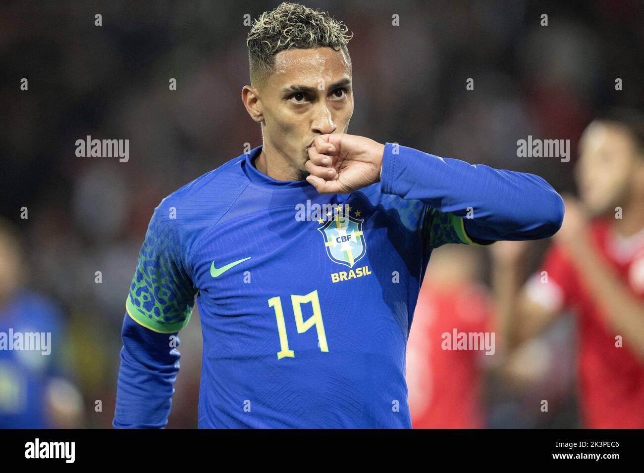 Raphinha brazil celebrates hi-res stock photography and images - Alamy