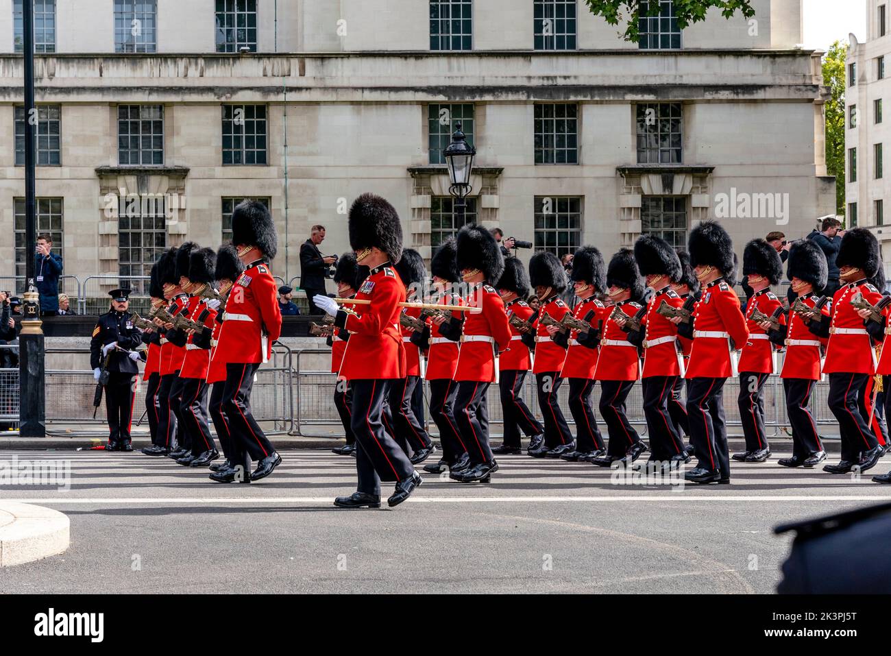 The Irish Guards Take Part In Queen Elizabeth II Funeral Procession
