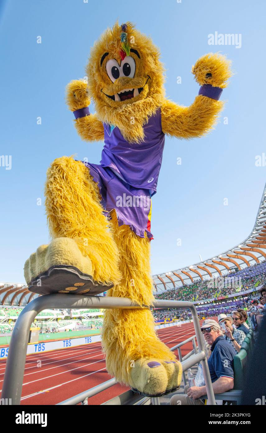 Legend games mascot for the World Athletics Championships, Hayward