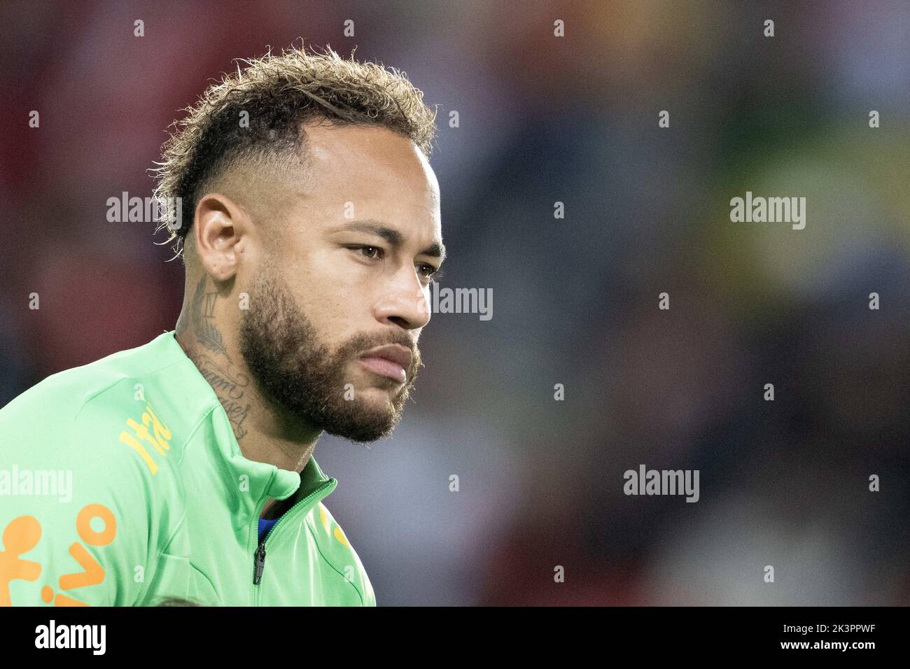 Paris, France, September 27, 2022, Neymar Junior of Brazil during the  international friendly match between Brazil