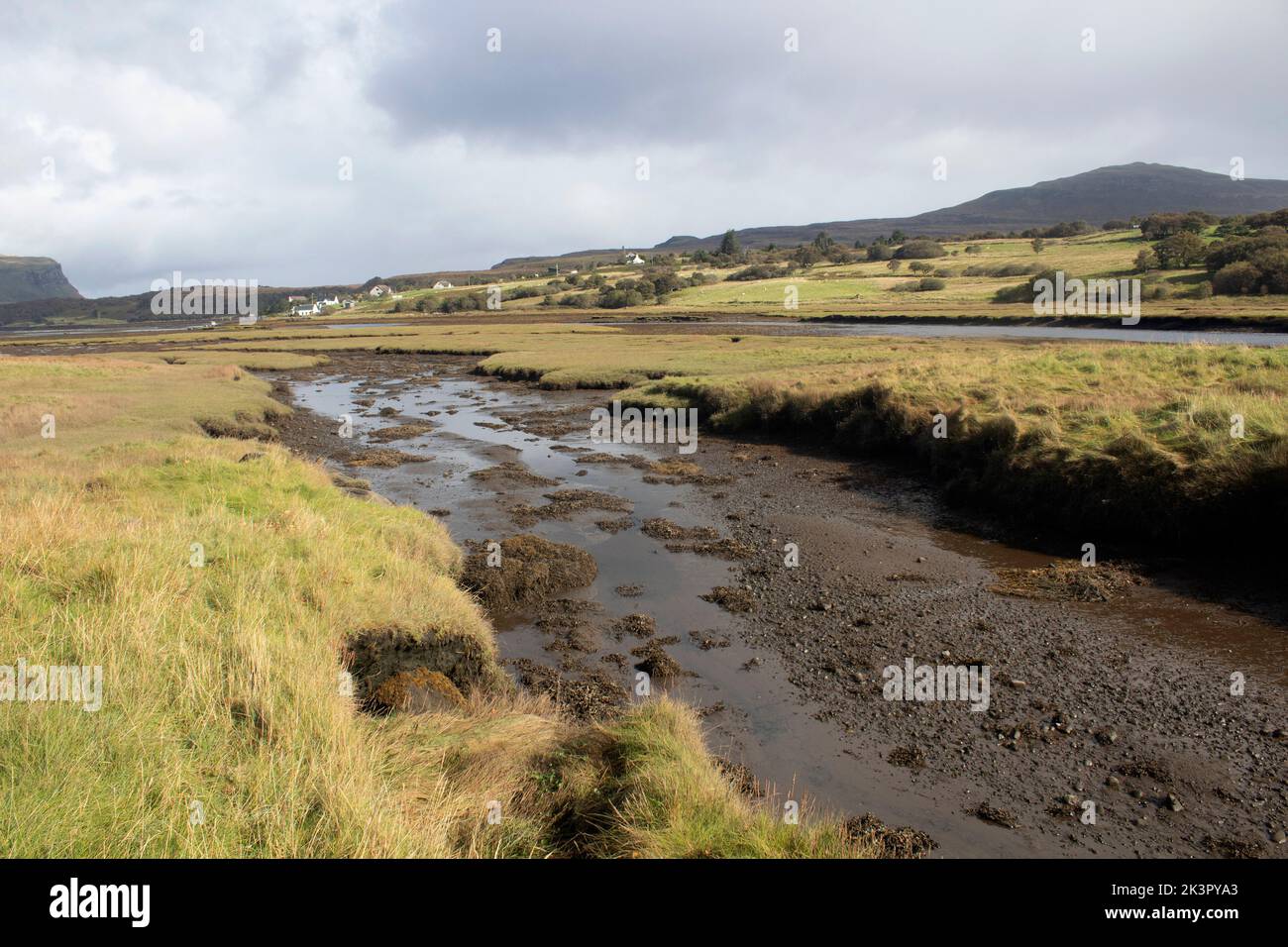 The Varragill River, Portree Isle of Skye, Inner Hebrides, Scotland Stock Photo