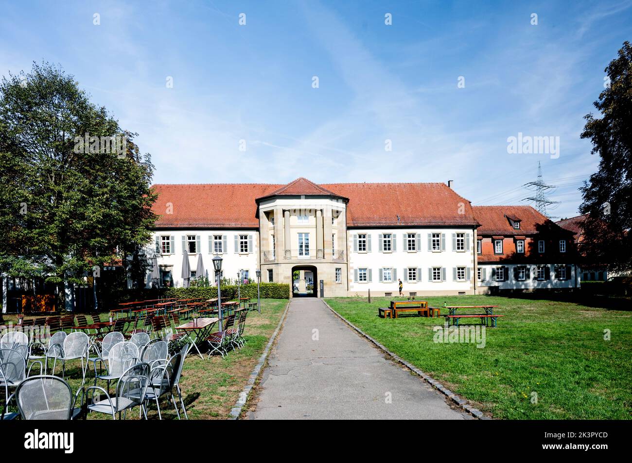 Ludwigsburg (Baden-Württemberg, Germany): Schloss und Park Monrepos; castle and parc Monrepos Stock Photo