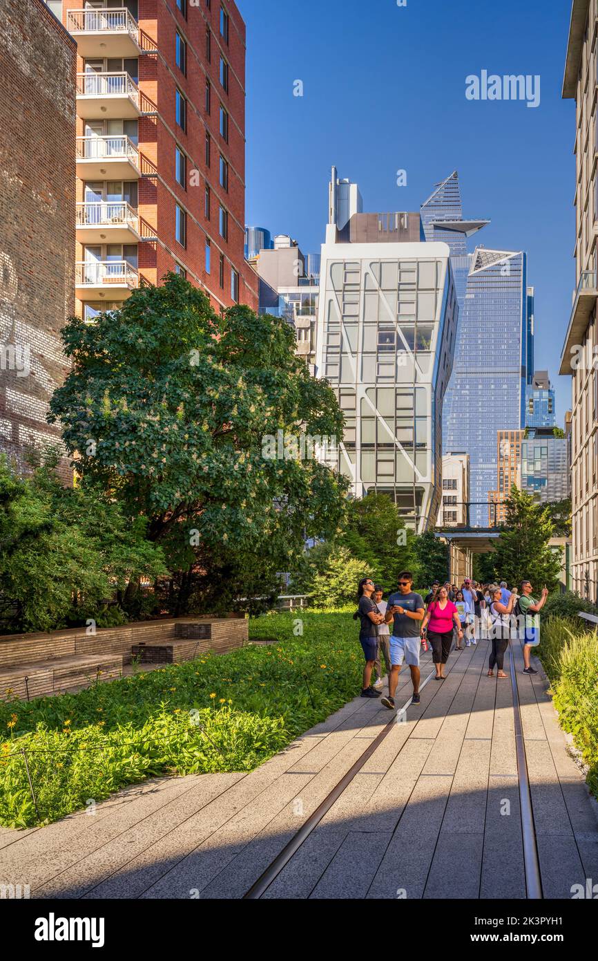 High Line elevated park, Manhattan, New York, USA Stock Photo Alamy