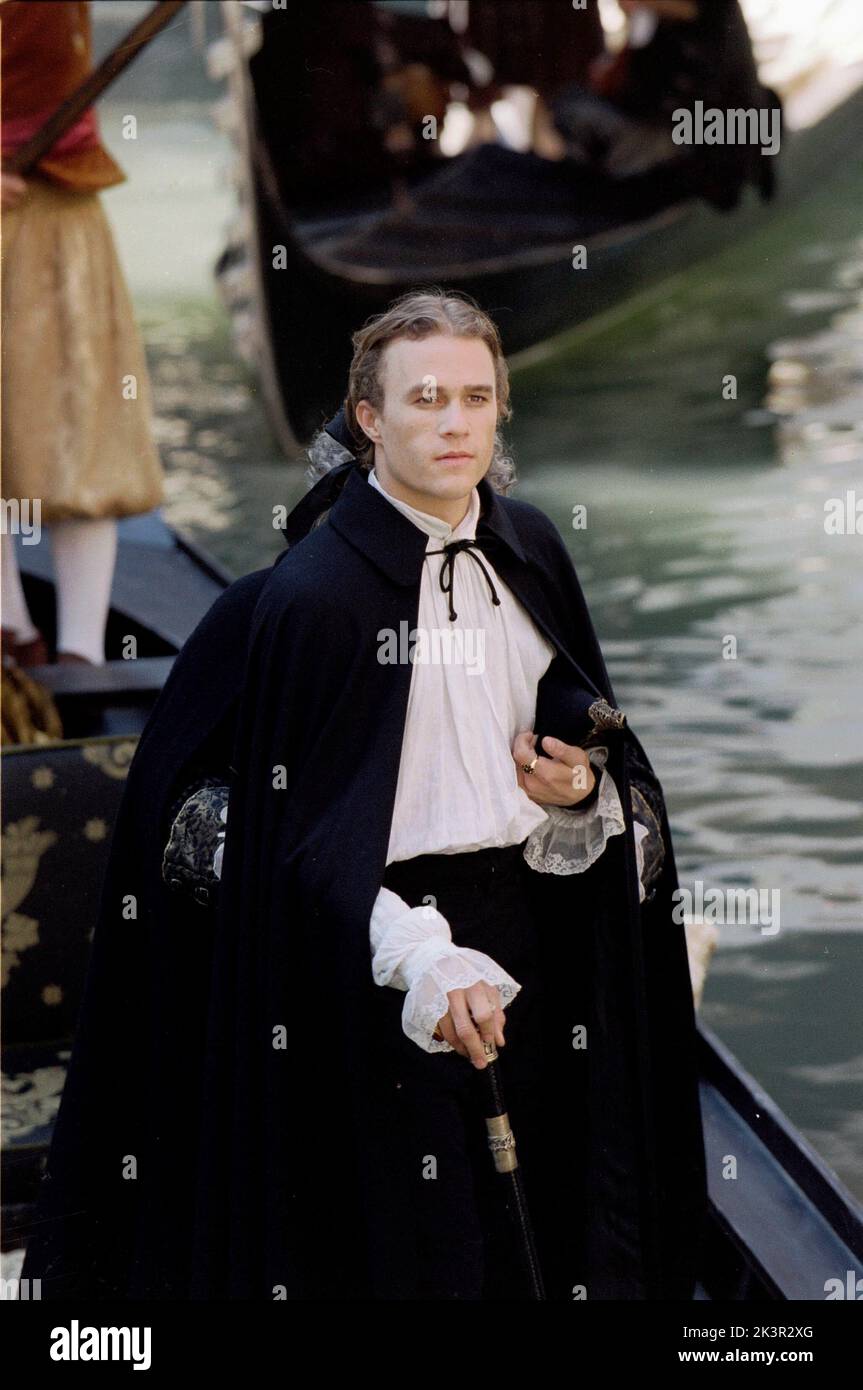 Heath Ledger Film: Casanova (2005) Characters: Casanova  Director: Lasse Hallstrom 25 December 2005   **WARNING** This Photograph is for editorial use only and is the copyright of BUENA VISTA and/or the Photographer assigned by the Film or Production Company and can only be reproduced by publications in conjunction with the promotion of the above Film. A Mandatory Credit To BUENA VISTA is required. The Photographer should also be credited when known. No commercial use can be granted without written authority from the Film Company. Stock Photo