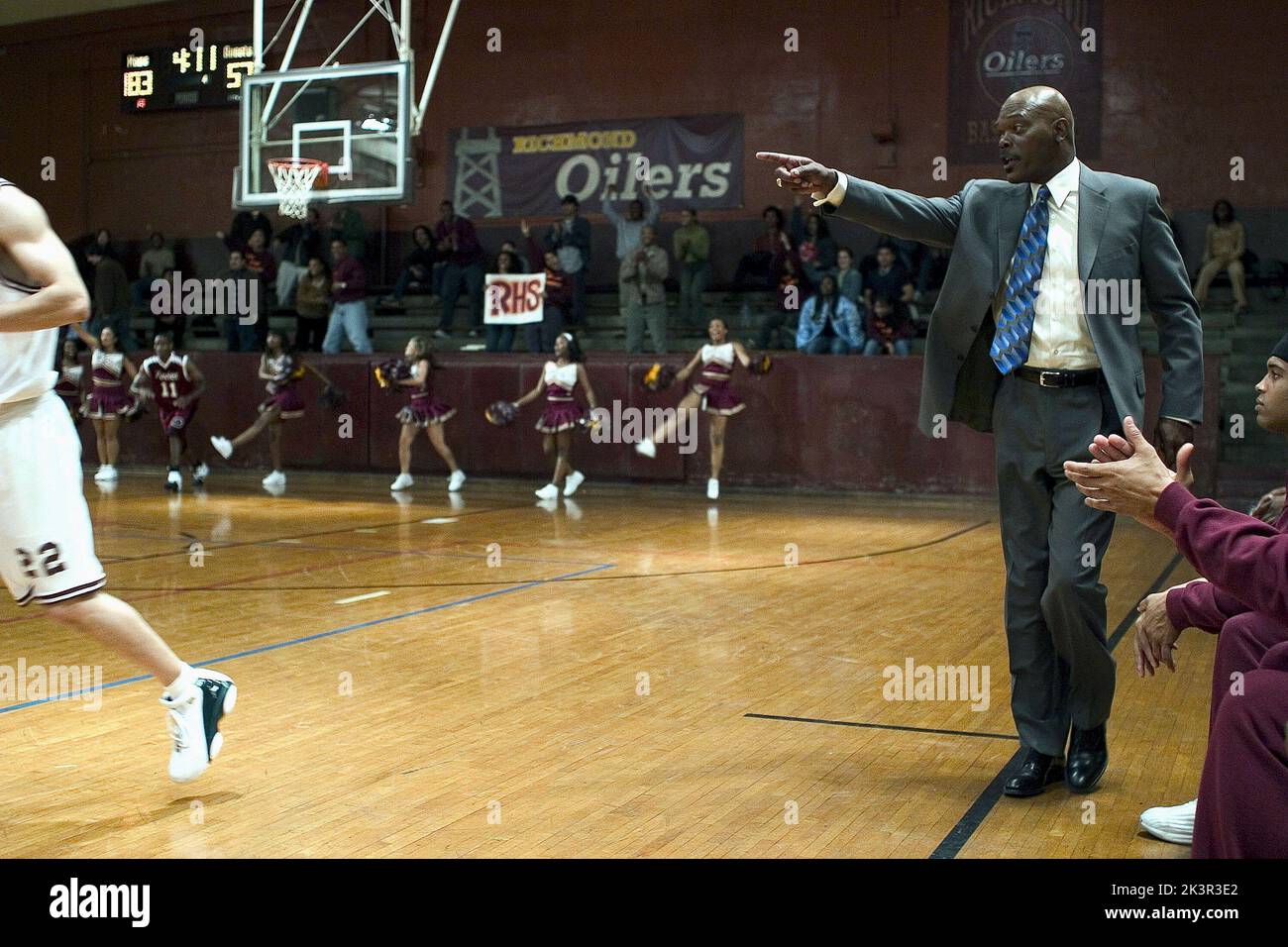 Samuel L. Jackson in the true story Coach Carter about Richmond High School  basketball coach Ken Carter.