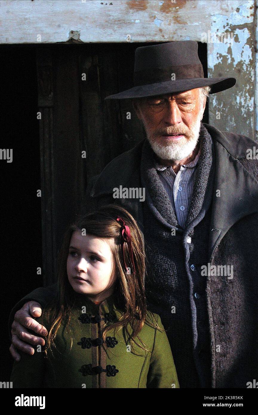 Emma Bolger & Max Von Sydow Film: Heidi (2005) Characters: Heidi. Uncle Alp  Director: Paul Marcus 19 August 2005   **WARNING** This Photograph is for editorial use only and is the copyright of PICCADILLY PICTURES and/or the Photographer assigned by the Film or Production Company and can only be reproduced by publications in conjunction with the promotion of the above Film. A Mandatory Credit To PICCADILLY PICTURES is required. The Photographer should also be credited when known. No commercial use can be granted without written authority from the Film Company. Stock Photo