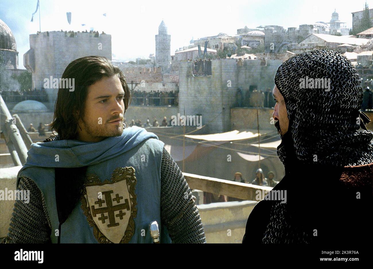 Orlando Bloom & Martin Hancock Film: Kingdom Of Heaven (2005) Characters: Balian de Ibelin & Gravedigger  Director: Ridley Scott 04 May 2005   **WARNING** This Photograph is for editorial use only and is the copyright of 20 CENTURY FOX and/or the Photographer assigned by the Film or Production Company and can only be reproduced by publications in conjunction with the promotion of the above Film. A Mandatory Credit To 20 CENTURY FOX is required. The Photographer should also be credited when known. No commercial use can be granted without written authority from the Film Company. Stock Photo