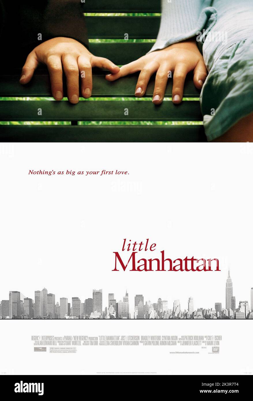 Movie Poster Film: Little Manhattan (2005)   Director: Mark Levin 01 September 2005   **WARNING** This Photograph is for editorial use only and is the copyright of 20 CENTURY FOX and/or the Photographer assigned by the Film or Production Company and can only be reproduced by publications in conjunction with the promotion of the above Film. A Mandatory Credit To 20 CENTURY FOX is required. The Photographer should also be credited when known. No commercial use can be granted without written authority from the Film Company. Stock Photo
