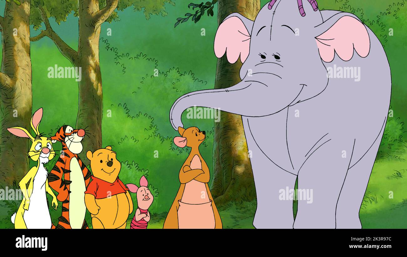 Rabbit, Tigger, Winnie The Pooh, Piglet, Kanga & Mama Heffalump Film: Pooh'S Heffalump Movie (USA 2005) Characters: Rabbit,,Winnie the Pooh,Piglet,Kanga &  Director: Frank Nissen 10 February 2005   **WARNING** This Photograph is for editorial use only and is the copyright of DISNEY and/or the Photographer assigned by the Film or Production Company and can only be reproduced by publications in conjunction with the promotion of the above Film. A Mandatory Credit To DISNEY is required. The Photographer should also be credited when known. No commercial use can be granted without written authority Stock Photo