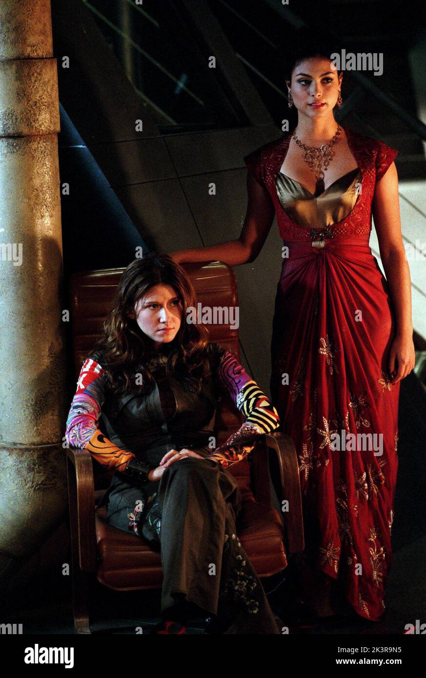 Jewel Staite & Morena Baccarin Film: Serenity (USA 2005) Characters: Kaylee & Inara  Director: Joss Whedon 22 September 2005   **WARNING** This Photograph is for editorial use only and is the copyright of UNIVERSAL PICTURES and/or the Photographer assigned by the Film or Production Company and can only be reproduced by publications in conjunction with the promotion of the above Film. A Mandatory Credit To UNIVERSAL PICTURES is required. The Photographer should also be credited when known. No commercial use can be granted without written authority from the Film Company. Stock Photo