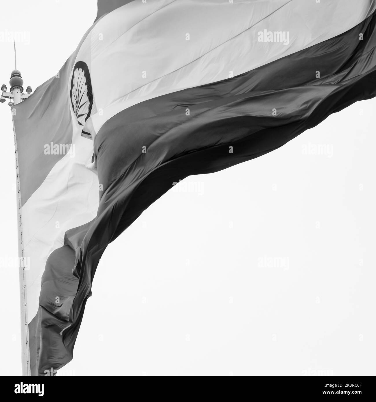 India flag flying at Connaught Place with pride in blue sky, India flag ...