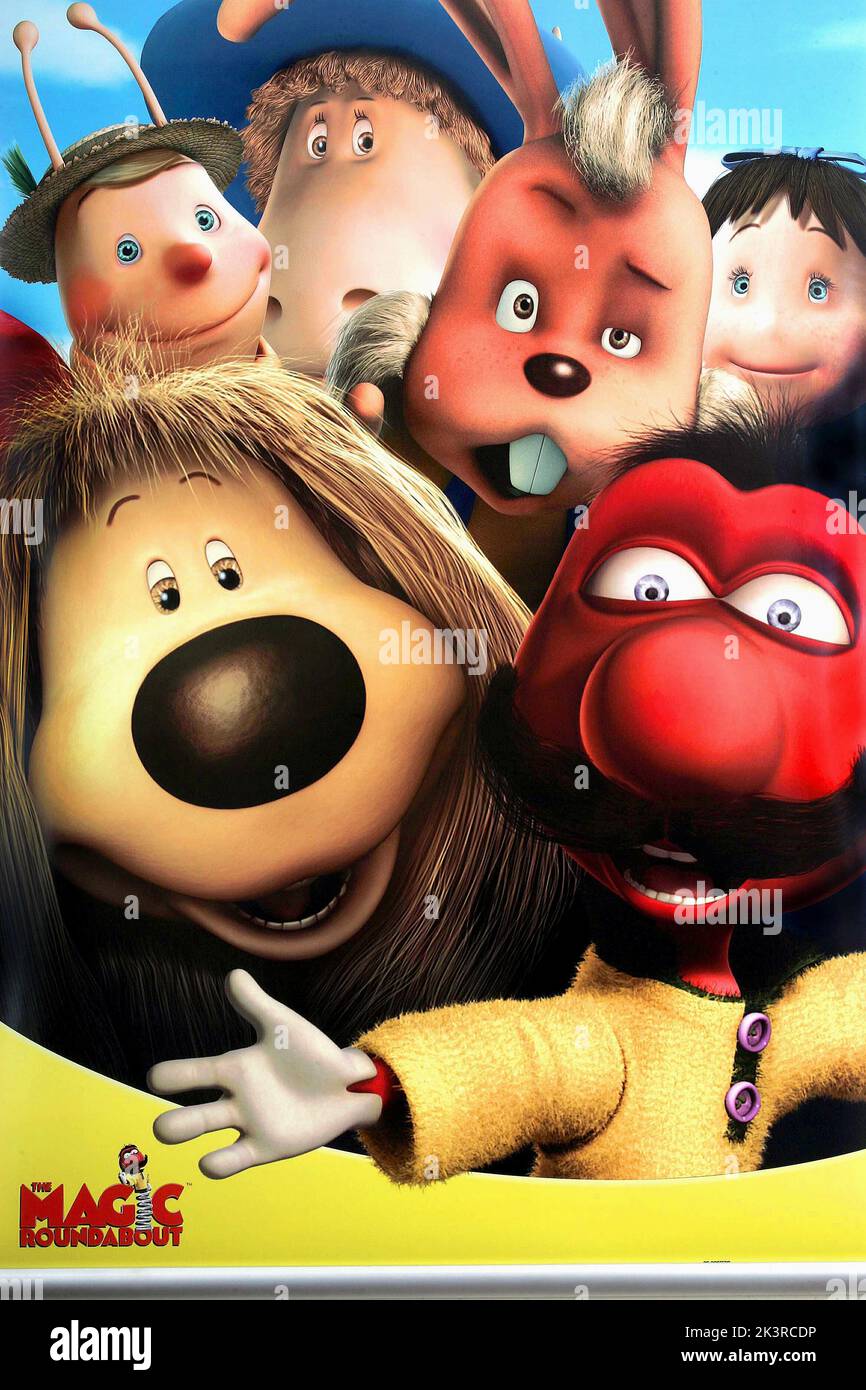 Brian, Dougal, Ermintrude, Dylan, Zebedee & Florence Film: The Magic Roundabout (2005) Characters: Brian,Dougal,Ermintrude,Dylan,Zebedee & Florence  Director: Dave Borthwick, Jean Duval 02 February 2005   **WARNING** This Photograph is for editorial use only and is the copyright of PATHE and/or the Photographer assigned by the Film or Production Company and can only be reproduced by publications in conjunction with the promotion of the above Film. A Mandatory Credit To PATHE is required. The Photographer should also be credited when known. No commercial use can be granted without written autho Stock Photo