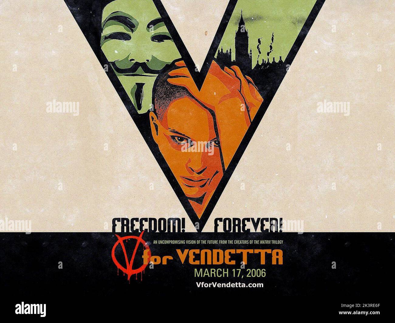 V for vendetta 2005 hugo weaving hi-res stock photography and images - Alamy