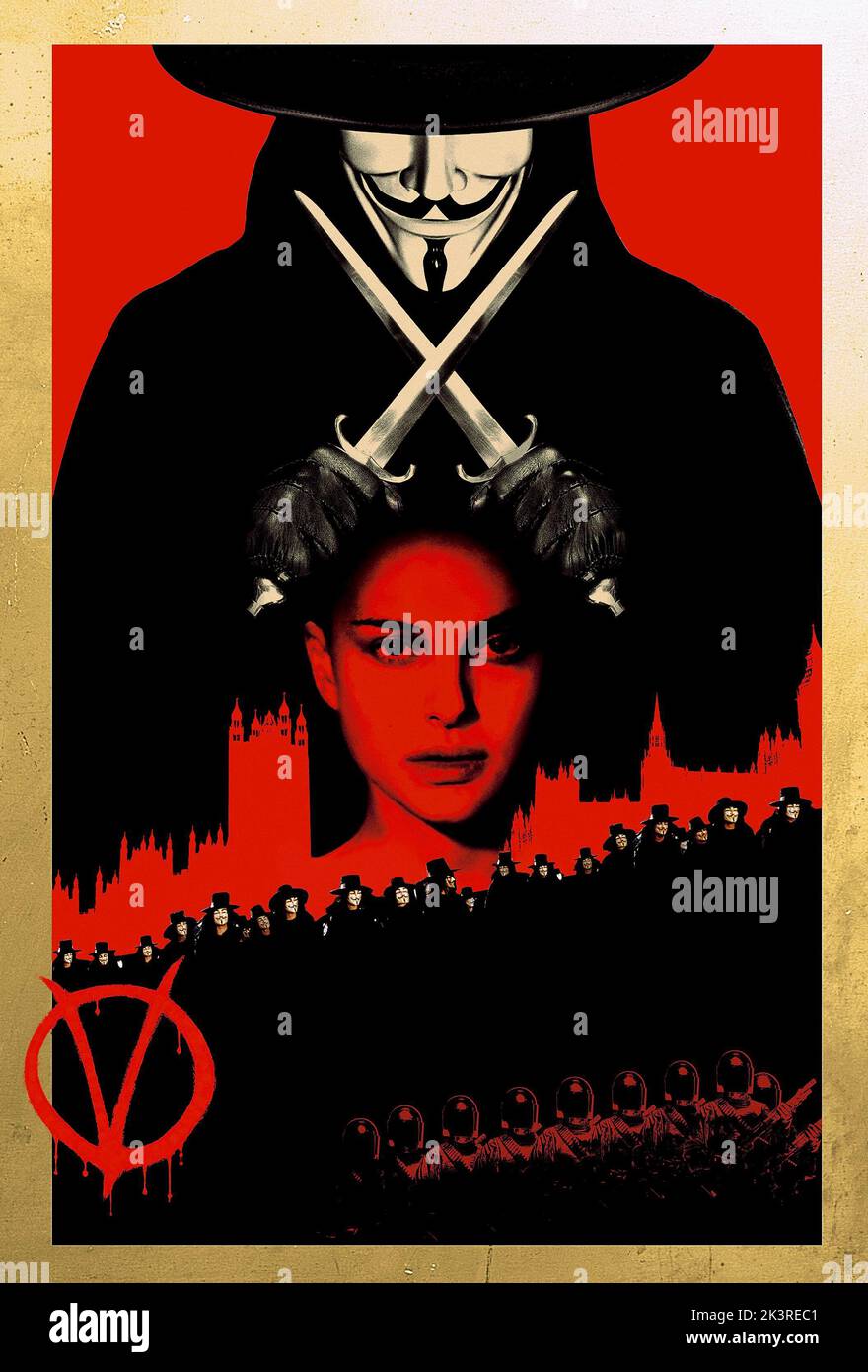 V FOR VENDETTA (2005) NATALIE PORTMAN, HUGO WEAVING VFOR 001-32 Stock Photo  - Alamy