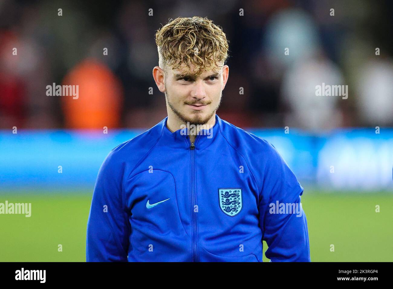 Sheffield, UK. 27th Sep, 2022. Harvey Elliott of England U-21 during the International Friendly match between England U-21 and Germany U-21 at Bramall Lane, Sheffield, England on 27 September 2022. Photo by Ben Wright. Editorial use only, license required for commercial use. No use in betting, games or a single club/league/player publications. Credit: UK Sports Pics Ltd/Alamy Live News Stock Photo
