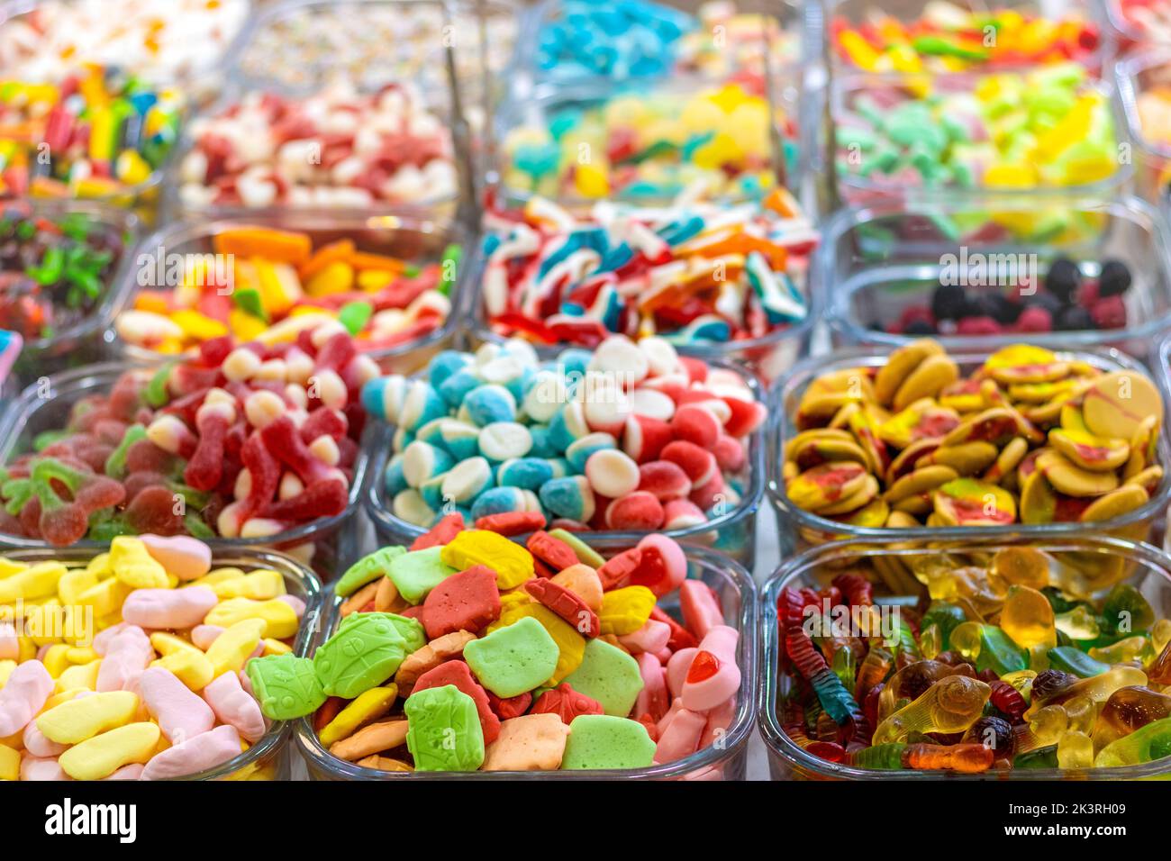 Candy. Candy store in a Spanish market Stock Photo Alamy
