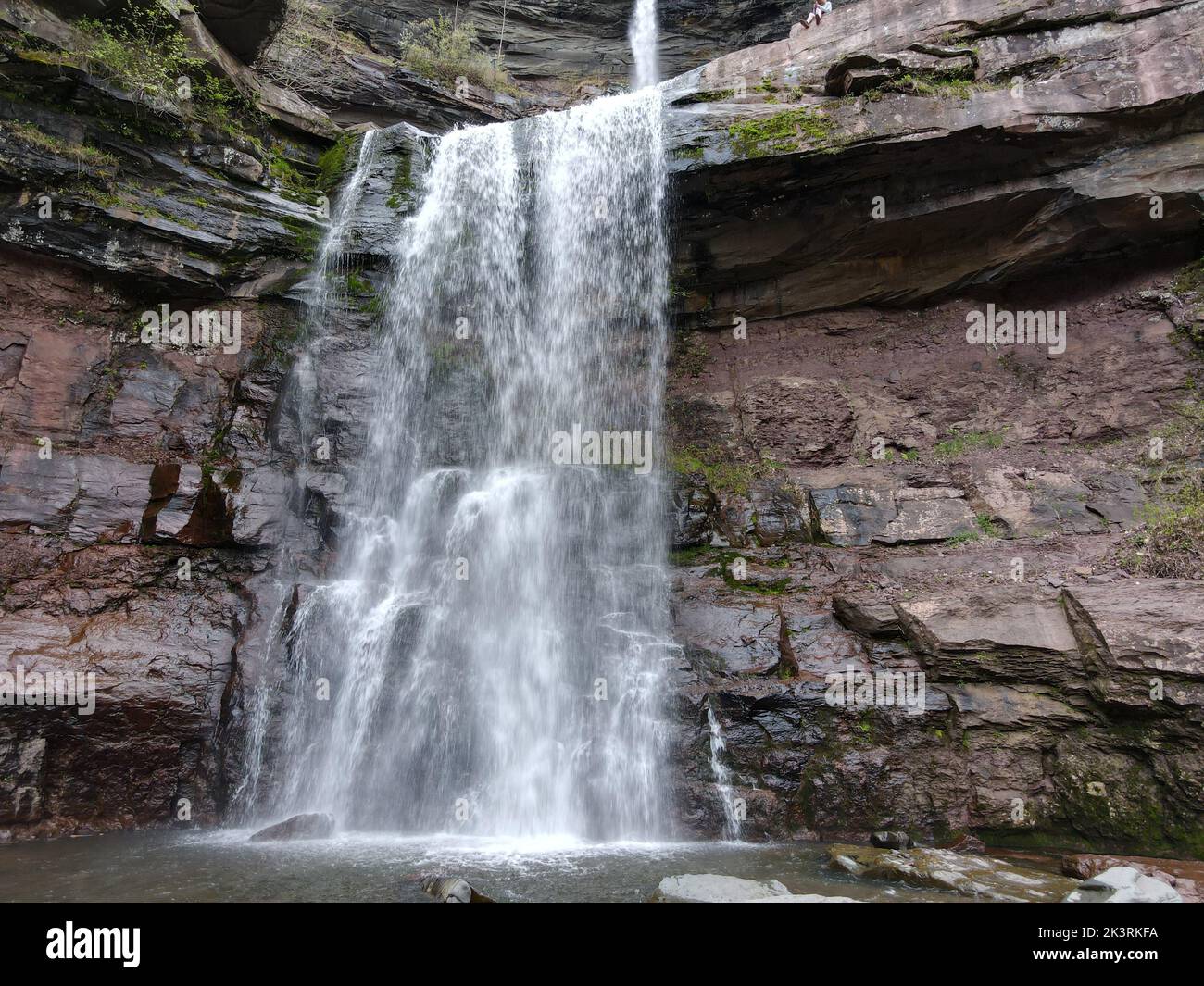 The beautiful Kaaterskill Falls in Hunter, New York Stock Photo Alamy