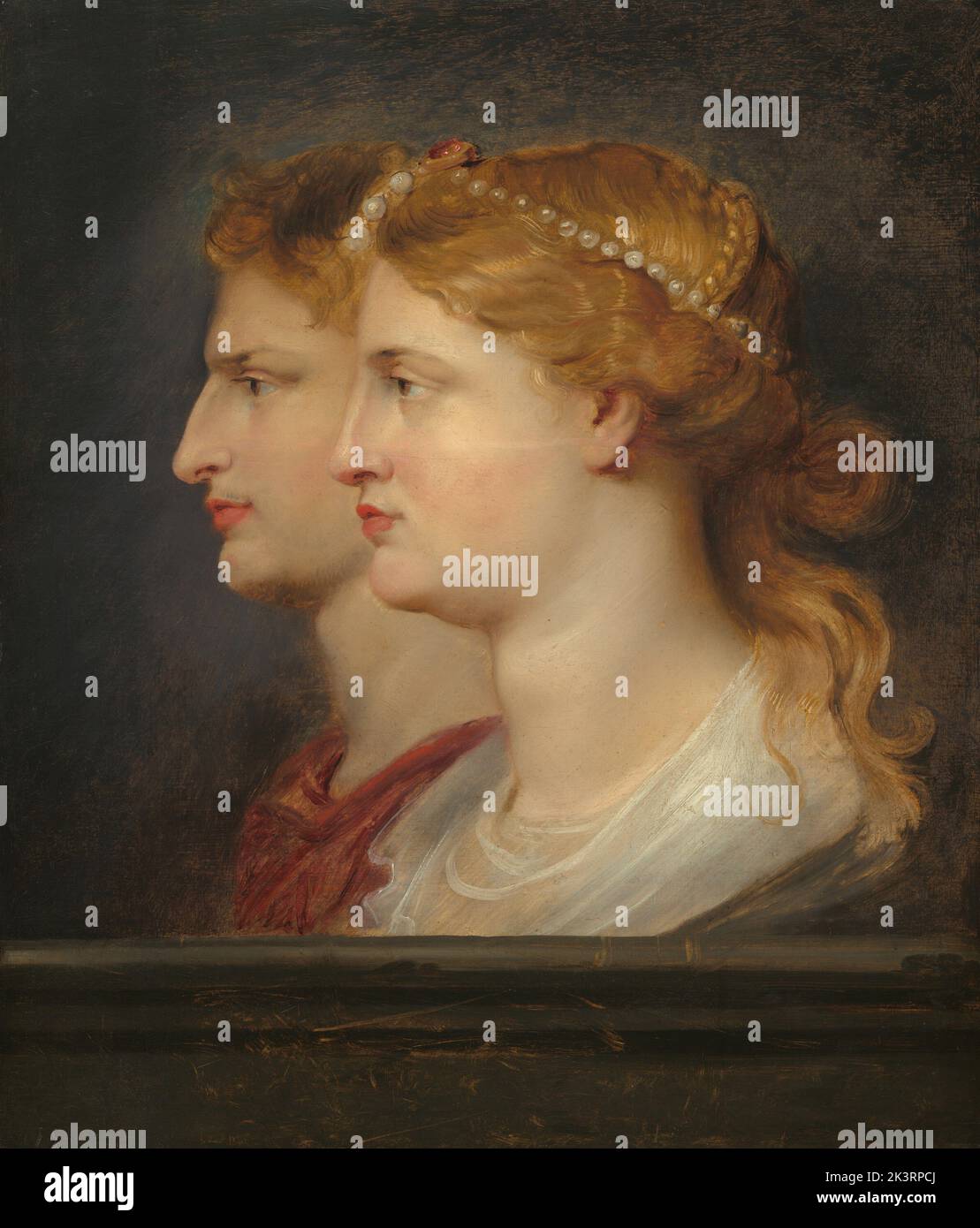 Sir Peter Paul Rubens, Agrippina and Germanicus, c. 1614 Stock Photo