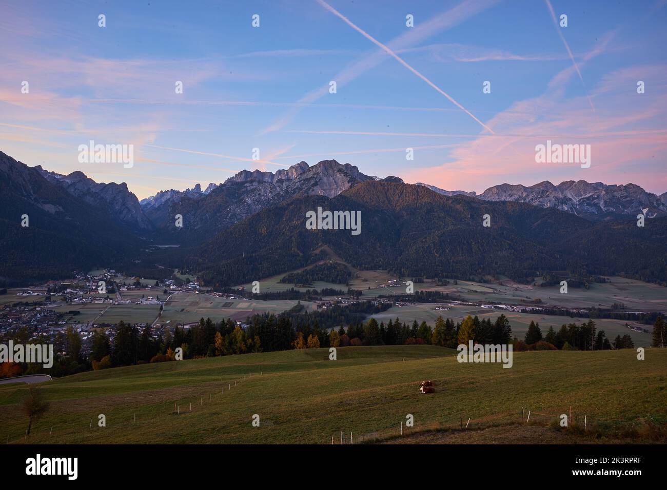 The Dolomite mountains in italy Stock Photo - Alamy