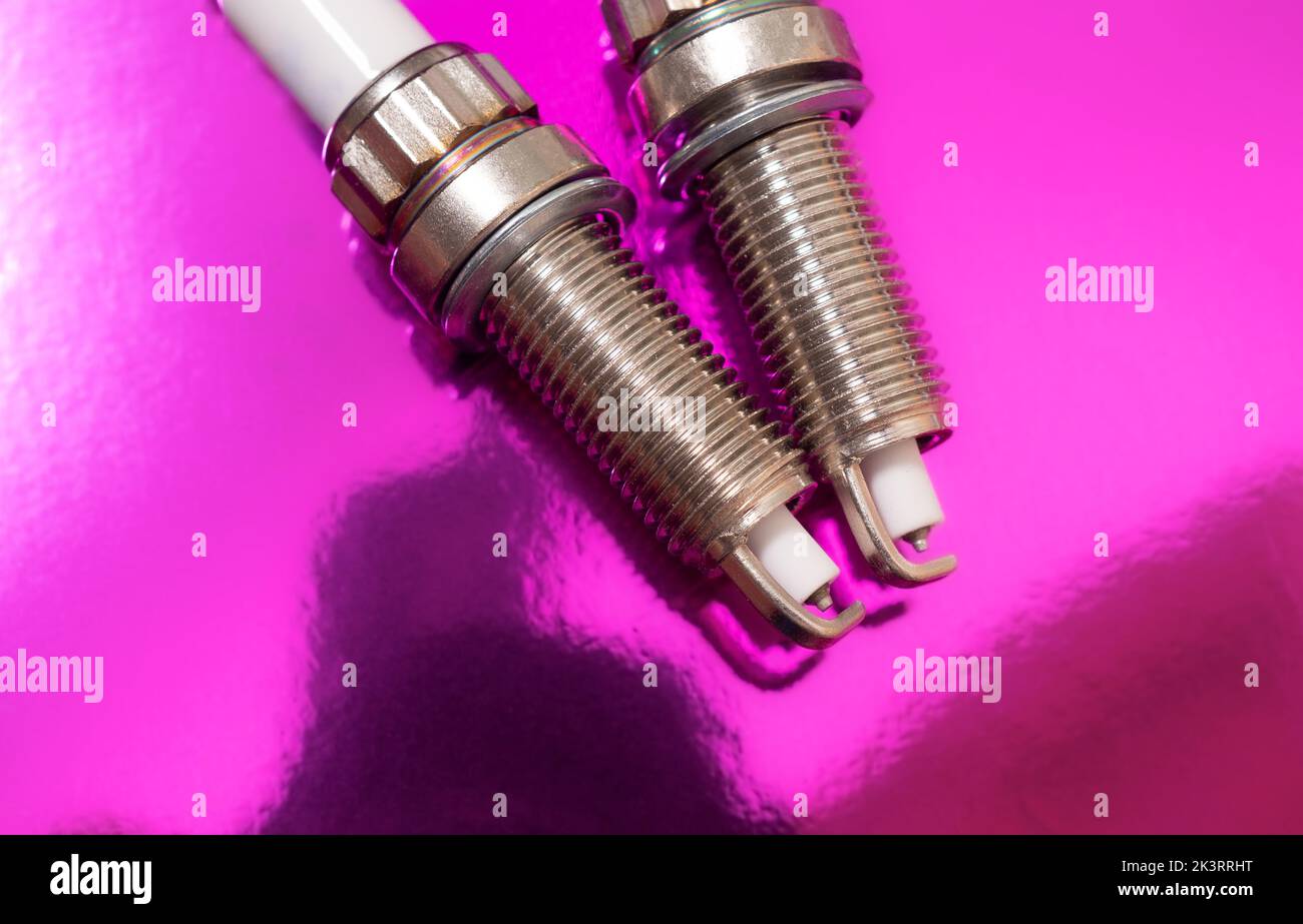 Spark plug for internal combustion engine Stock Photo Alamy