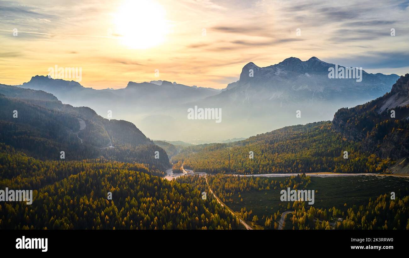 The Dolomite mountains in italy Stock Photo - Alamy