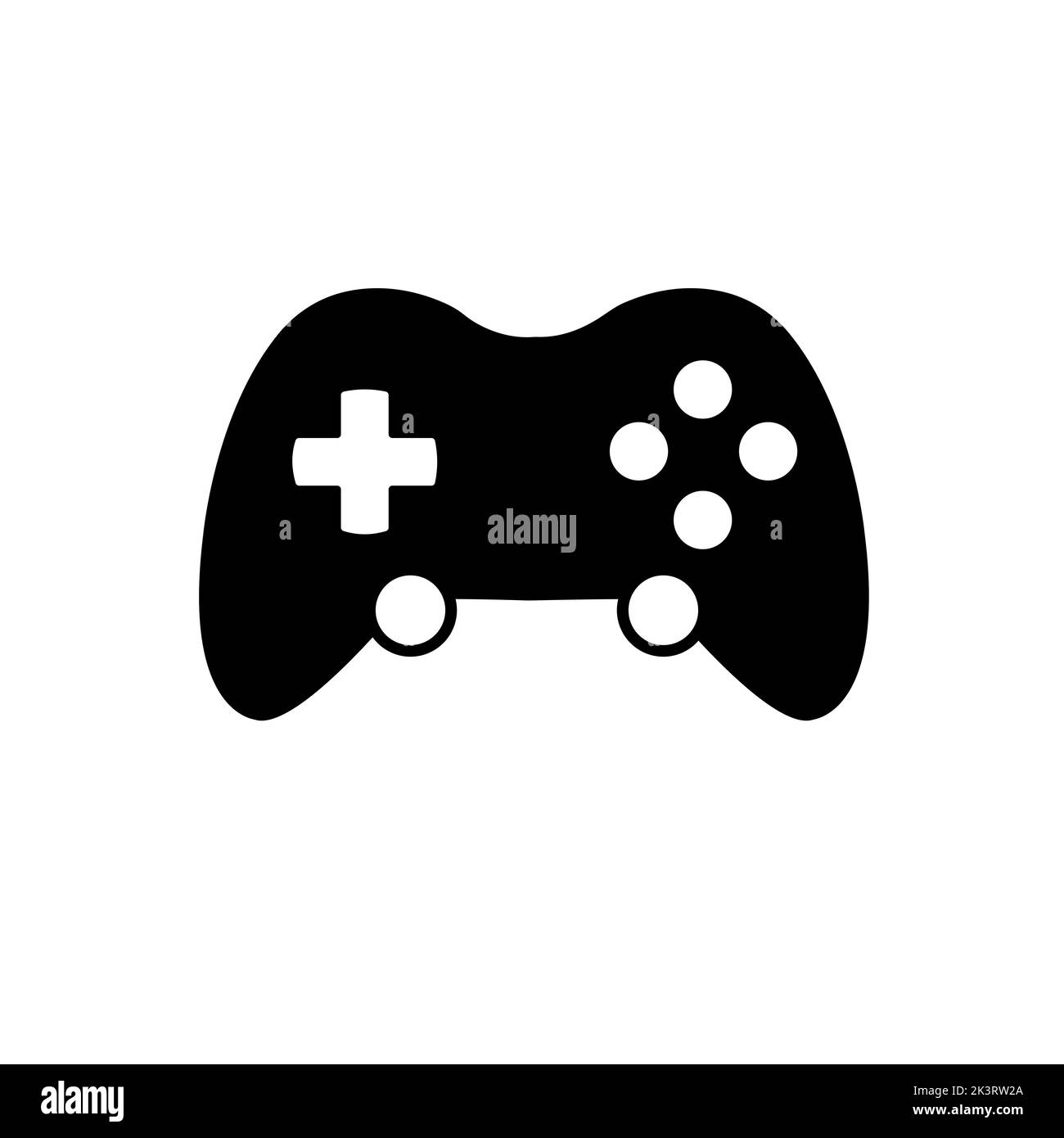 Video Game Controller or Game pad or Joystick Icon Vector Stock Vector