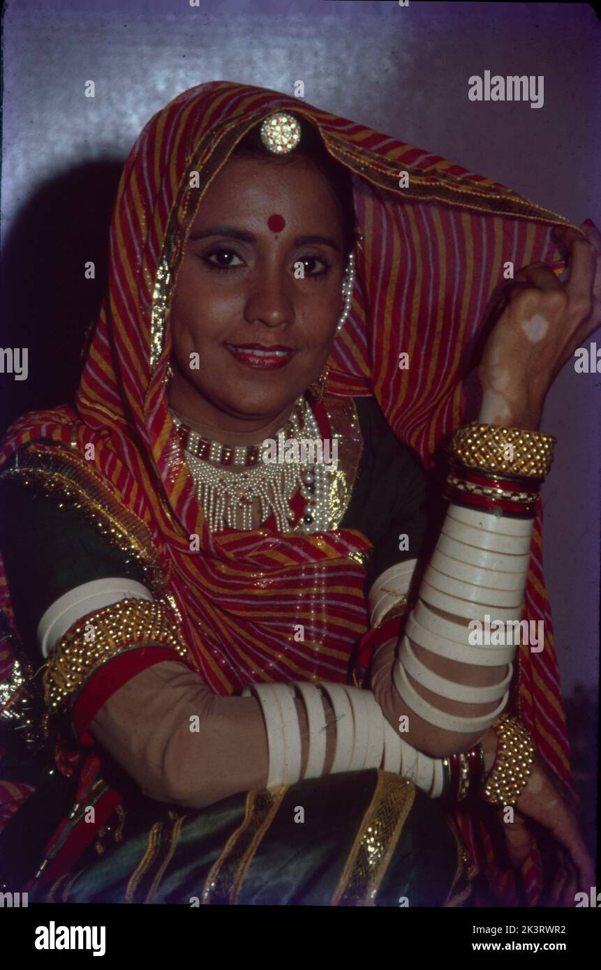 Folk Dancer, Rajasthan, India Stock Photo Alamy
