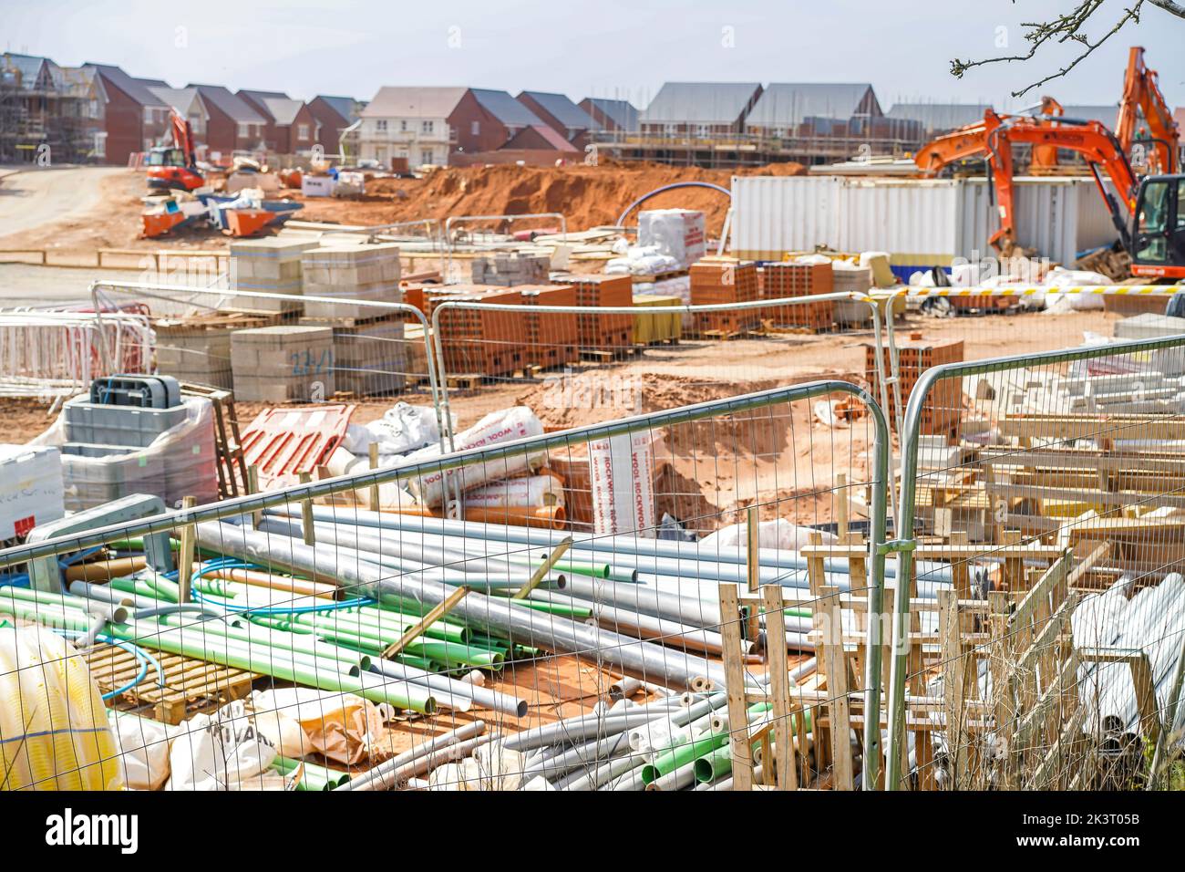 New homes construction Stock Photo - Alamy