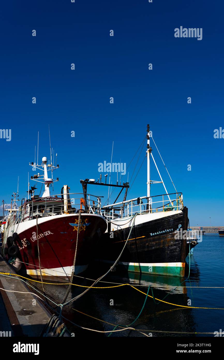 Kilronan harbour, Inishmore, the largest of the Aran Islands, Galway, Ireland Stock Photo
