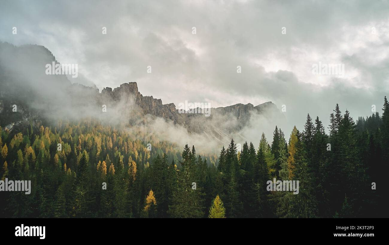 The Dolomite mountains in italy Stock Photo - Alamy
