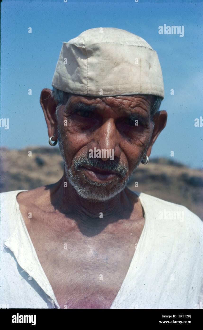 Farmer, Gujrat, India. Stock Photo