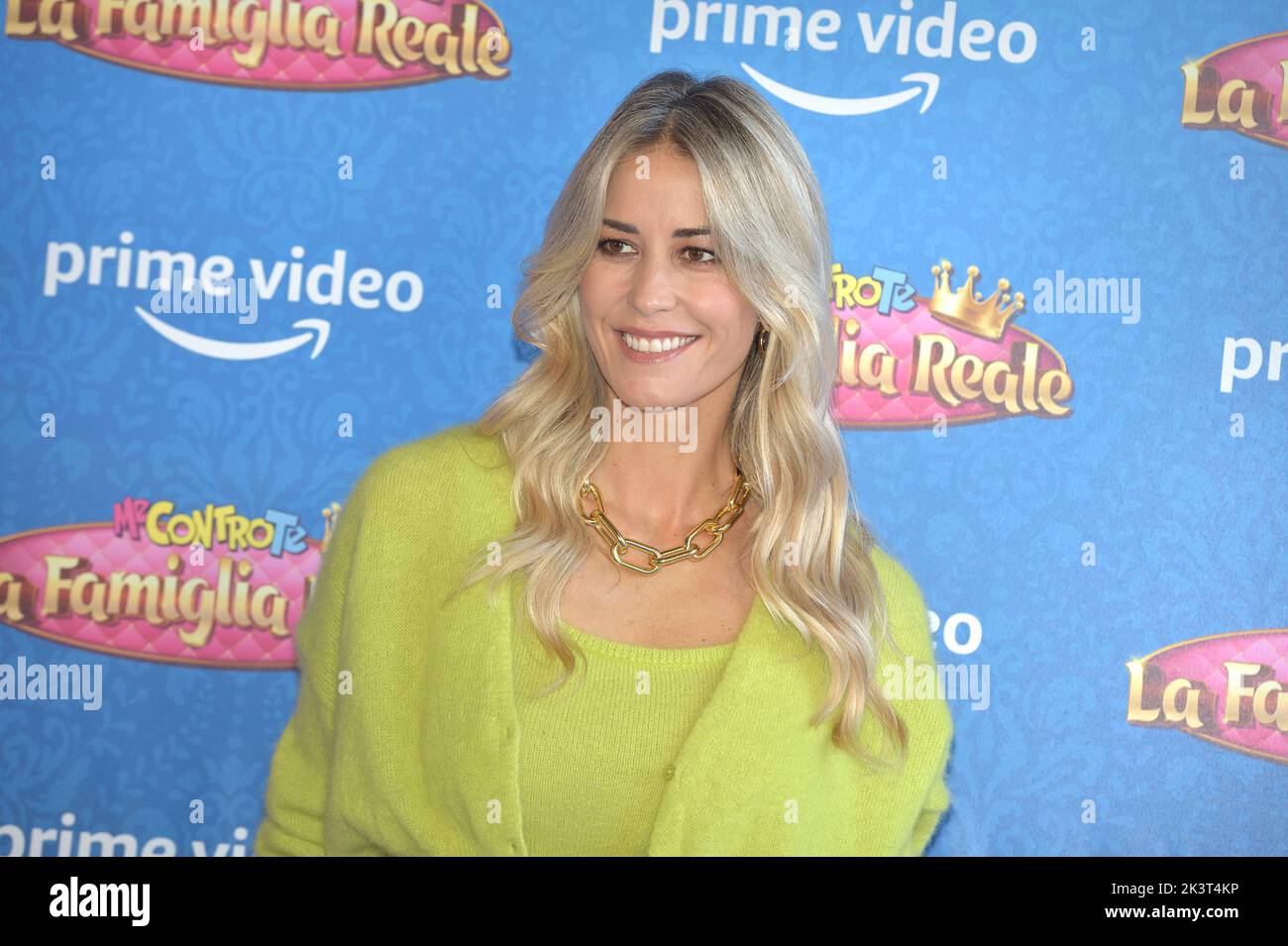 Rome, Italien. 26th Sep, 2022. Elena Santarelli during the preview of the Amazon Prime Video series. Me contro te - The Royal Family. Rome (Italy) September 26, 2022 Credit: dpa/Alamy Live News Stock Photo