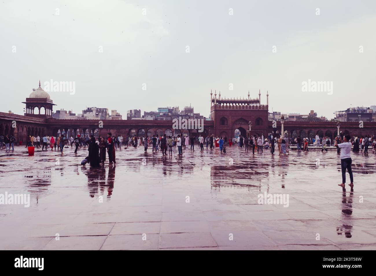 The Jama Masjid Of Delhi Is One Of The Largest Mosques In India Stock