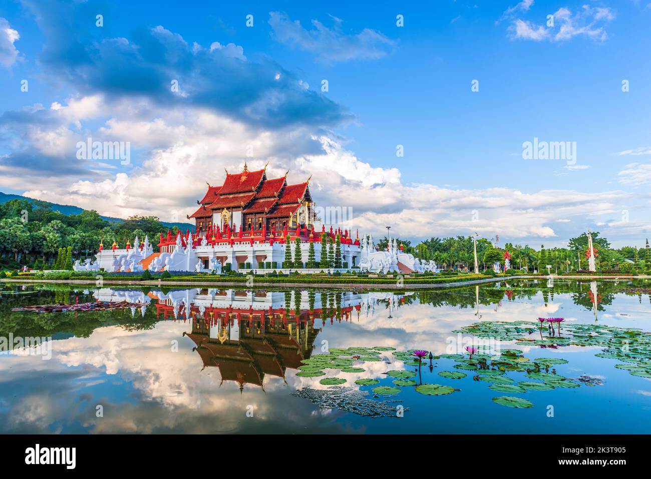 Chiang Mai, Thailand at Royal Flora Ratchaphruek Park Stock Photo