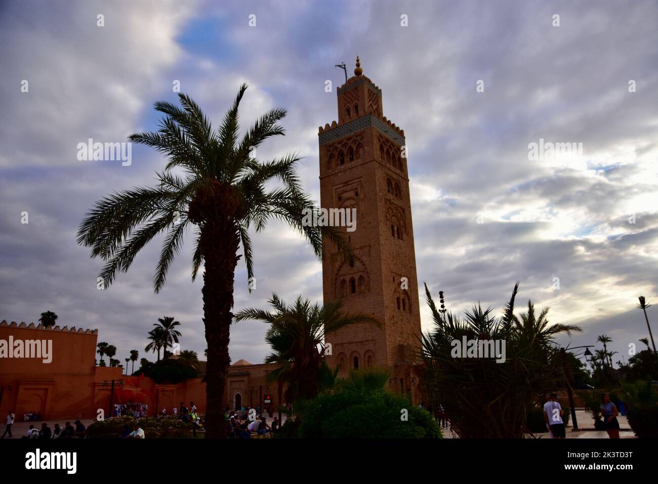 Kutubiyya Mosque in Marrakech Stock Photo