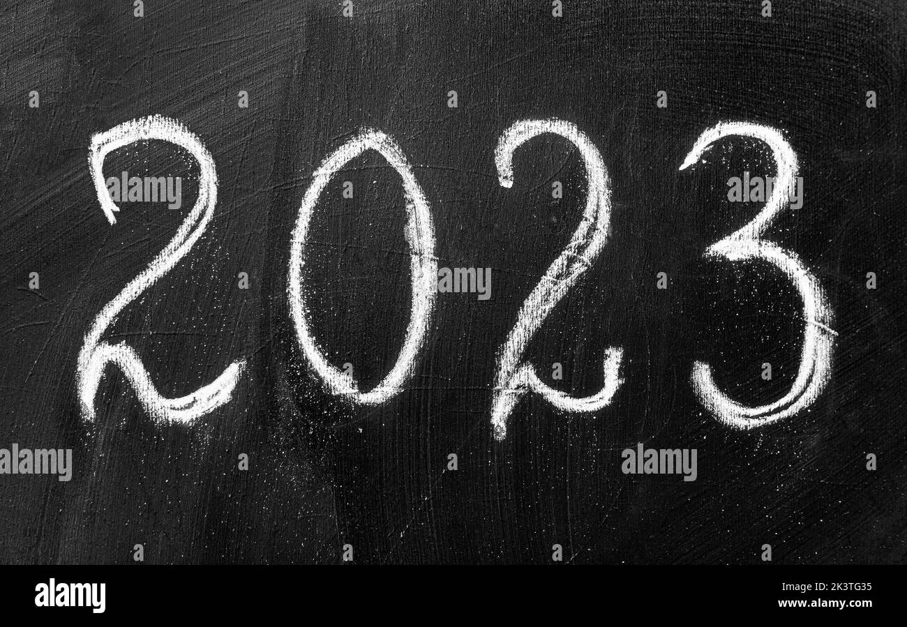 The symbol of 2023 Black and White Stock Photos & Images - Alamy