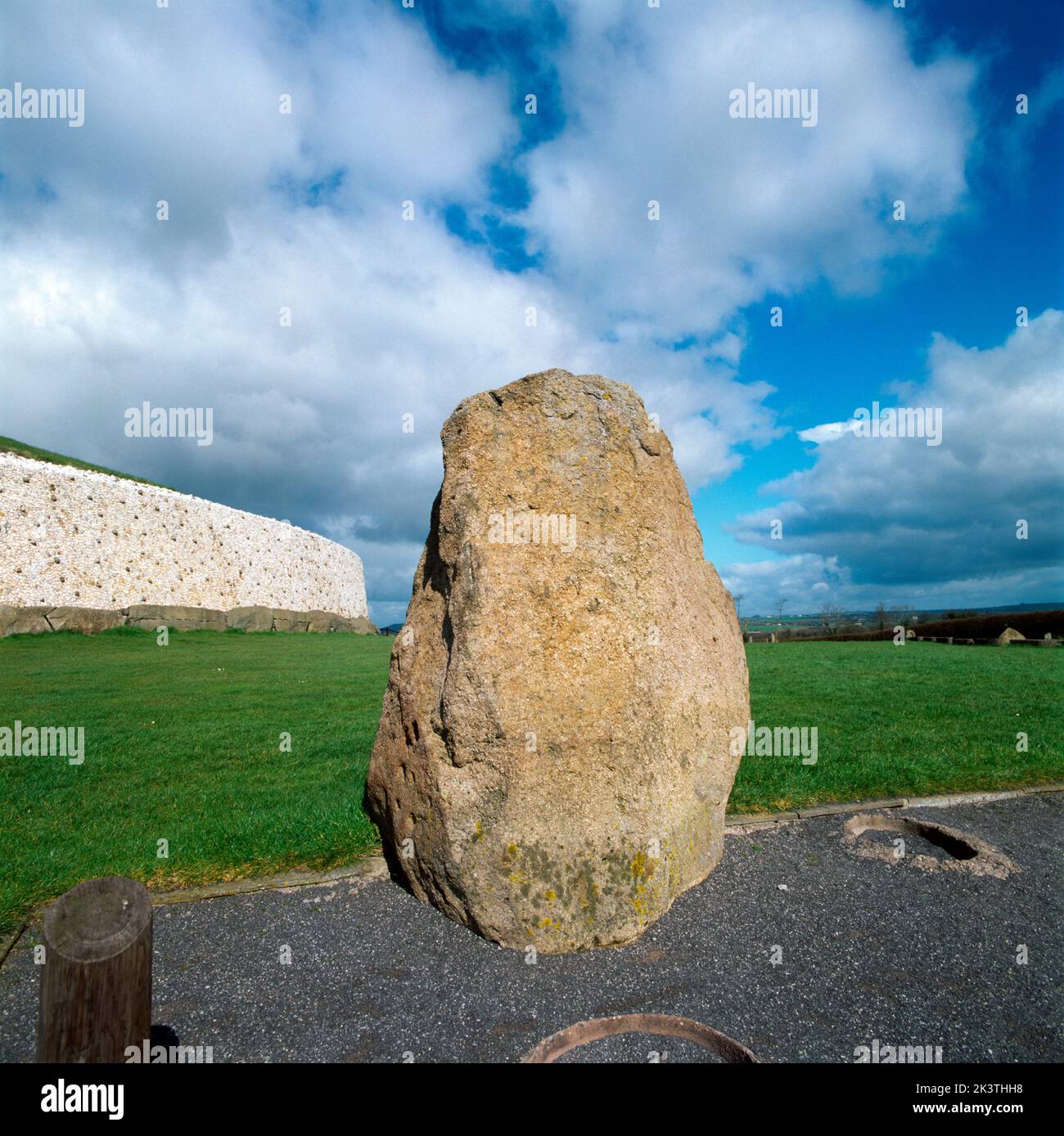County Meath Ireland Newgrange Prehistoric Ancient Burial Site part of