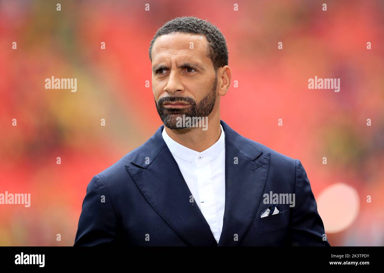 File photo dated 18/05/19 of Rio Ferdinand who demands more action on racism in wake of Richarlison incident. Issue date: Wednesday September 28, 2022. Stock Photo