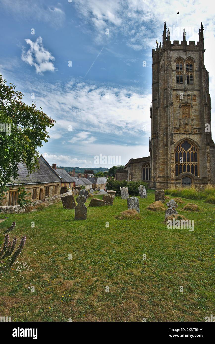 St Mary's Church, Beaminster Dorset UK Stock Photo