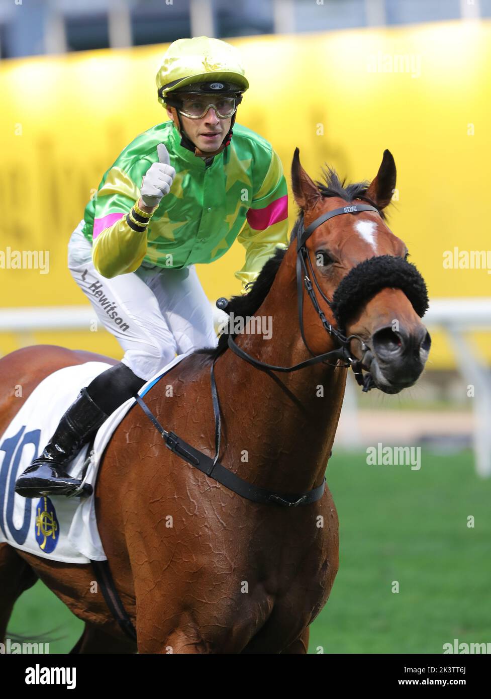 Face Ridden Race 1, SMILING FACE (10), ridden by Lyle Hewitson, won the class 5 ...