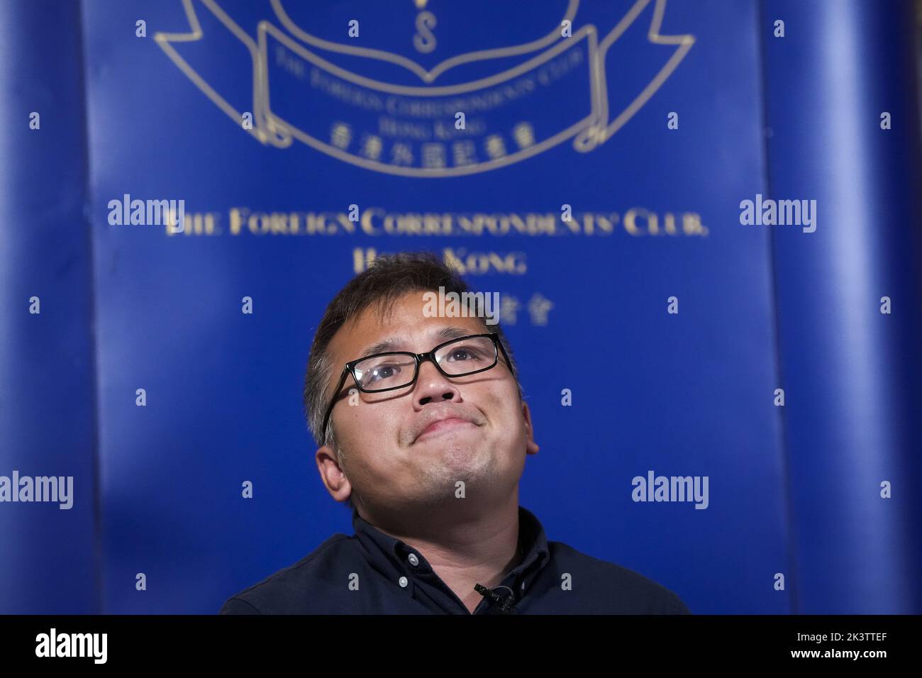 Chairperson of the Hong Kong Journalists Association Ronson Chan Ron ...