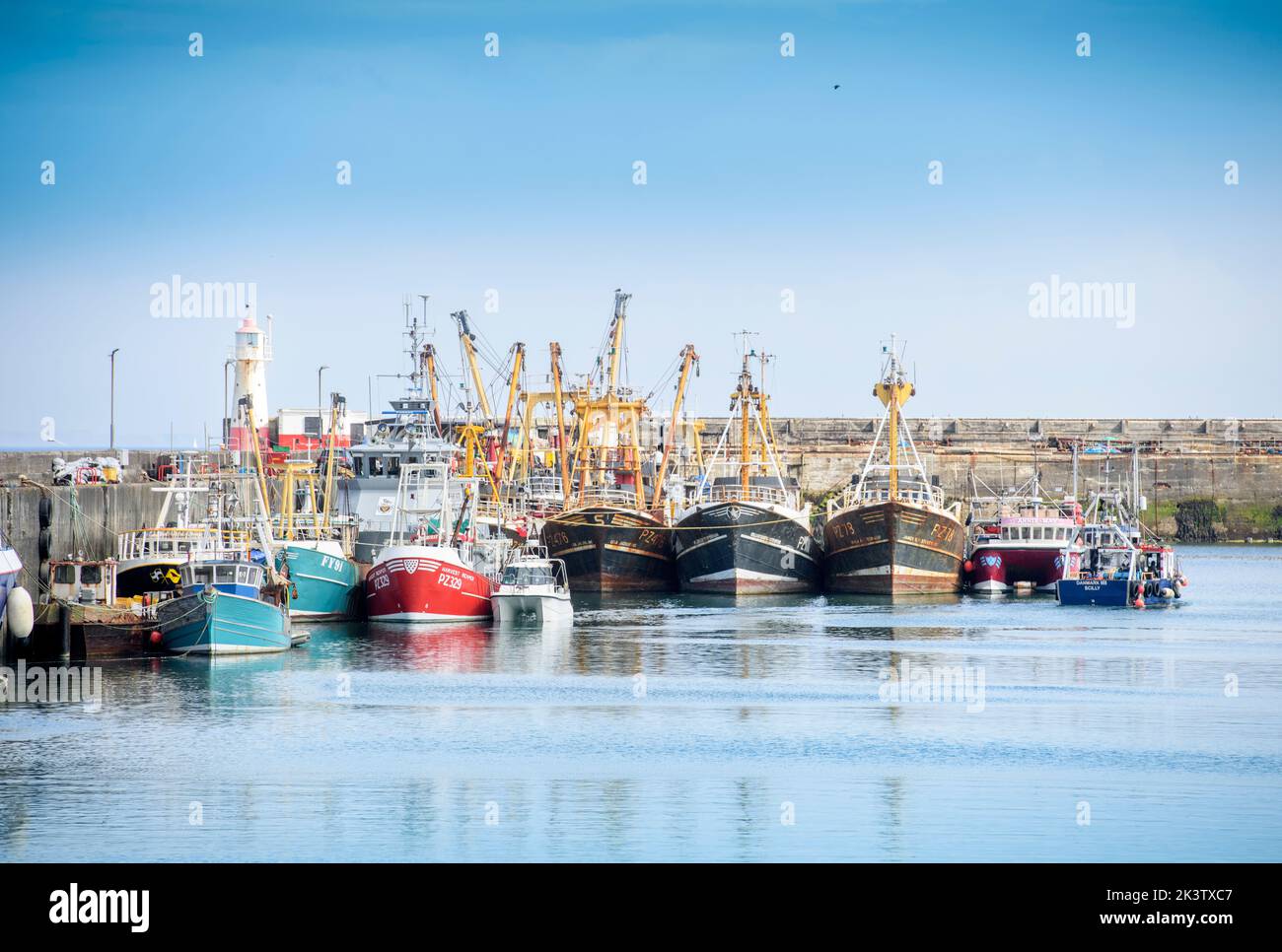 Newlyn harbour in Cornwall, UK Stock Photo Alamy